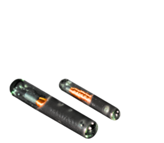 Glass transponder