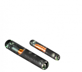 Glass transponder